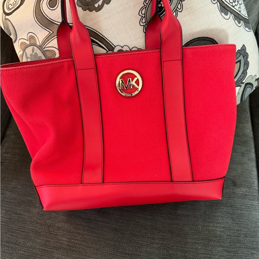 Michael Kors Bold Red Tote